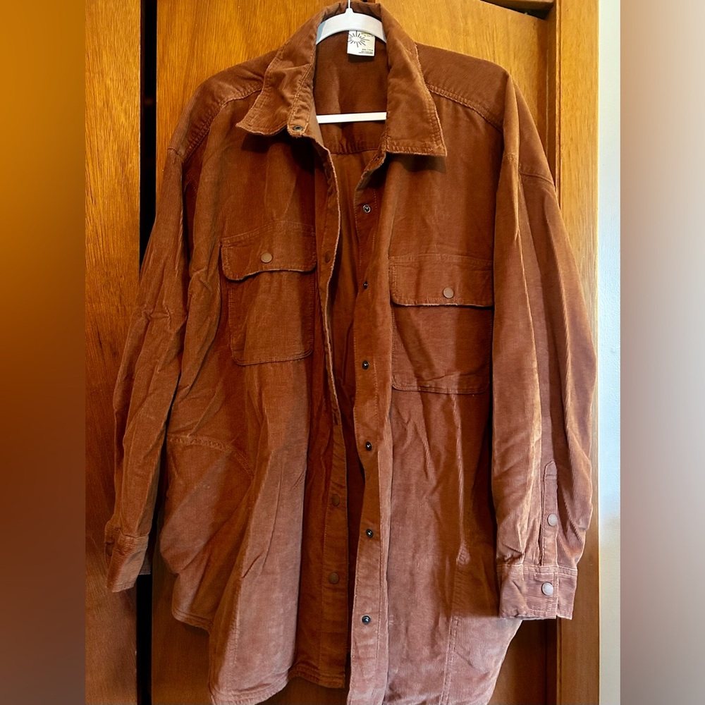 American Eagle Outfitters Brown Teddy Jacket